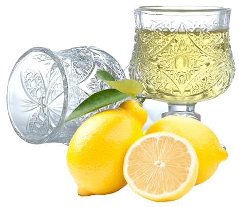 Soopiiso Cordial Vasos con tallo, 48.2 g/50 ml, juego de 48, vasos de chupito con tallo, vasos de chupito de tequila/vasos de jerez