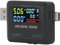 USB Tester, 2 in 1 USB Power Meter with IPS Color Display, 5-36V 0-5A & 0-8A Voltage and Current Tester, Digital Multimeter Type C Voltmeter with Capacity, Energy, Power Display