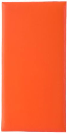 Generic Tête de lit autocollante Panneaux muraux rembourrés Gris, 6 Panneaux de Dos Queen Sized, 3D Anti-Collision insonorisé Autocollant pour Chambre, Salon,Orange,11.8x23.6/4 Pcs