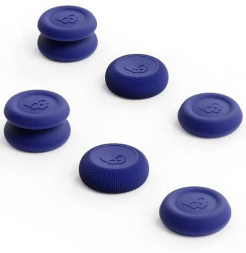 wigmoa NS-C CQC e FPS - Tappi per joystick compatibili con controller Switch Pro e PS5/PS4, set di cover analogiche per controllo e comfort migliorati (blu)