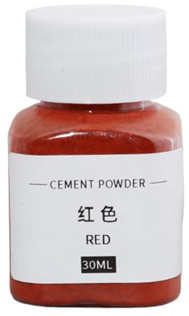 Epoxidharz-Farbstoff – Zement-Pigment, Eisenoxid-Pulver, Betonfarbe, verbessert die von Gips, Zement, Betonfarbe, 30 ml, für Gips, Gips, Spachtel, Fugenmörtel, Kalk, Milchfarben