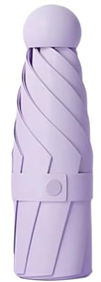 Wzxksoac Portable Mini Umbrella 1pc with Uv Protection, Anti-Uv Design for Sunny and, Featuring 6 Reinforced Ribs Reinforcedribs C