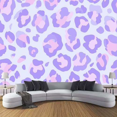 Fototapete Leopardenmuster Fantasietiere 400 x 280 cm Tapete Fototapeten Seide Tapeten Seide Wandtapete moderne Wand Schlafzimmer Wohnzimmer