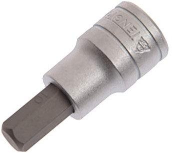 Teng M121514c Hex Bit Socket 14mm 1/2in Square Drive, Silver