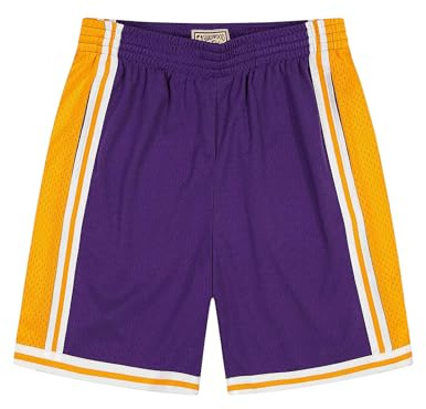 Mitchell & Ness NBA Swingman Road Shorts Lakers 84-85 Purple XL
