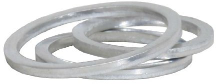 KS Tools 150.1458 Aluminium-Dichtungen für Ölablassschrauben, M20