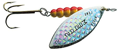 Réf spinner aglia cuillère rainbo de pêche argenté taille 4