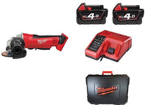 Milwaukee 4933441300-402C Angle Grinder 18V 4.0Ah Lithium 115mm