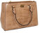 MICHAEL Michael Kors Women's KELLEN XSMALL SATCHEL Embossed Leather Shoulder Handbags (Walnut)