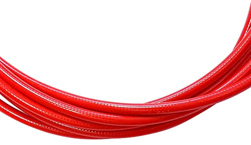 cyclingcolors TEFLON BRAKE BIKE OUTER CASING CABLE HOUSING RED LENGHT 1m DIAMETER 5mm FIXIE SINGLESPEED MTB ROAD VINTAGE PTFE NEW