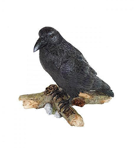 Dark Dreams Gothic Mittelalter Rabe Figur Schlüssel Raven Key Krähe Statue