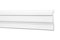 Wandleisten aus Ecopolymer/HDPS - Stuckleisten weiß, leicht und schlagfest - (CM26-16x72mm) Styroporprofile Flachleiste Friesprofil Stuckprofil