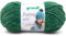 Gründl Wolle Funny uni - weiche Chenille Wolle zum Häkeln - Kuschelig und hautfreundlich - 100% Polyester - 1 Knäuel 100 g / 120 m - Nadelstärke 5-6 - dunkelgrün