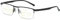 KOOSUFA Gleitsichtbrille Progressive Multifokus Lesebrille Herren Damen Metallrahmen Anti-Blaulicht Lesebrille Lesehilfe Sehhilfe Halbrandbrille 1.0 1.5 2.0 2.5 3.0 3.5 4.0 (1x Schwarz, 1.5)