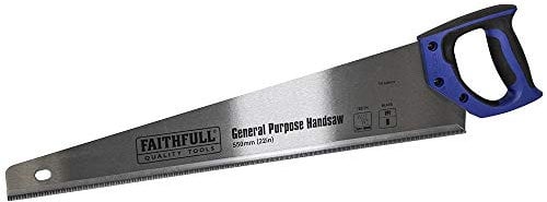 Faithfull FAISAWG22 General-Purpose Hardpoint Handsaw - 550 mm (22 Inch) - 8tpi