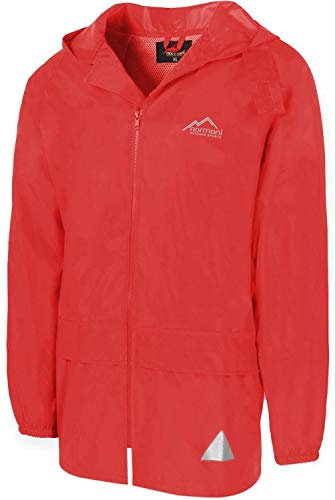 normani Leichte Windjacke/Regenjacke im Beutel, Unisex - Erwachsene Farbe Mittelrot Größe 4XL