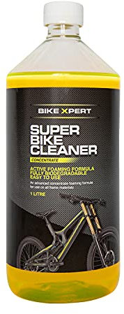 Bike Xpert Super Bike Cleaner Concentrate | 1 litre | Fast Acting Bike Wash | Biodegradable | Safe On All Surfaces | Suitable For All Types Of Bikes | Bicycle Cleaning