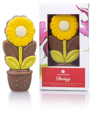 ChocoDaisy - Gelb - Schokolade - Schokoladenblume | Geschenk | Geburtstag | Valentinstag | Muttertag | Vatertag | Mutter | Vater | Mann | Frau | Kind | Ostern | Weihnachten | Frauentag