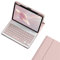 Keyboard Case for iPad iPad Air 11 Inch M3 2025/M2 2024, Air 5th/4th Gen 10.9 Inch, iPad Pro 11 4/3/2/1 Gen Magnetic Detachable Candy Color Bluetooth Keyboard Folio Cover (Pink)