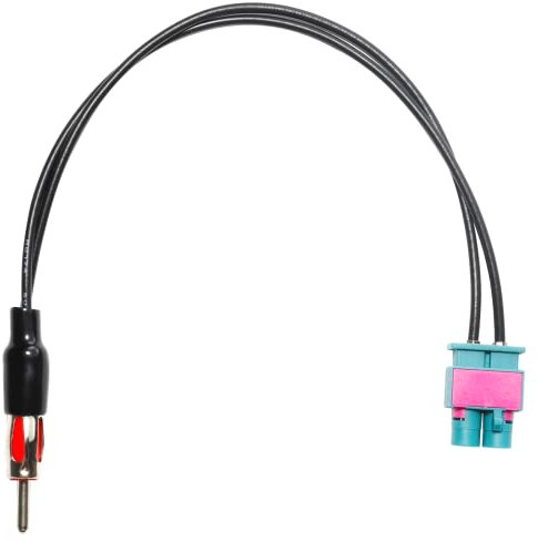 RED WOLF Autoradio Antennenadapter Doppel Fakra auf Din für 2003-2017 VW, 1990-2021 Audi, 2004-2015 Skoda, 2005-2015 Seat Radio Antennadapter Fakra Stecker