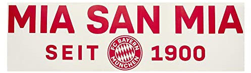 FC Bayern München Heckscheibenaufkleber - Mia san mia - rot XXL Auto Aufkleber Sticker FCB
