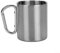 ZYWUOY Tasse de camping en plein air, 300 ml avec mousqueton en acier inoxydable double couche