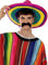 Funidelia | Sombrero de Mexicano de colores para hombre y mujer México & Mariachis, Calavera mexicana, Halloween, Día de los muertos - Accesorios para adultos, accesorio para disfraz - Amarillo