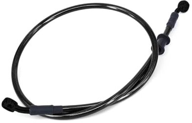 JNNJ Motorrad Bremsschlauch, Motorrad Kupplung Bremsschlauch, Motorrad Geflochtene Stahlbremse Kupplung Ölleitung, Bremsschlauch Ölschlauch Für Fahrrad(Schwarz)