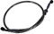 JNNJ Motorrad Bremsschlauch, Motorrad Kupplung Bremsschlauch, Motorrad Geflochtene Stahlbremse Kupplung Ölleitung, Bremsschlauch Ölschlauch Für Fahrrad(Schwarz)