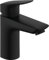 hansgrohe Logis - grifo lavabo sin desagüe, ahorro de energía (CoolStart), grifo monomando lavabo 93 mm, mezclador monomando lavabo ahorro de agua (EcoSmart), negro mate, 71103670