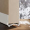 MININUSI Burlete Adhesivo Bajo Puerta 100cm Burlete Blanco Bajo Puertas para El Frio Entrada Interior Exterior Aislamiento Bajo Puerta Basculante Burlete Aislante Bajo Puerta con Perfil PVC+ Adhesivo