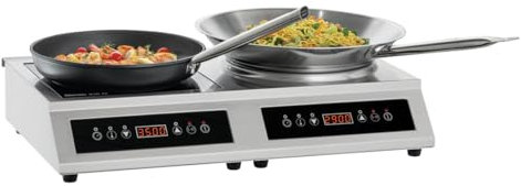 IKIW Induktionskochfeld/Wok-Kombination 70-3500 W. Bartscher