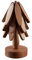 Sileduove Wooden Tree Shaped Coasters Set, Tree Shape, Anti-scalding Mat, Wooden Table Mat, Anti-scalding Insulation Underlay, 22.5 x 10 cm (W)
