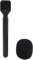 for Mic Holder, Wireless Interview Lavalier Microphone Adapter with Windshield Foam, Microphone Handheld Mount for Mic 1/2 / for Rode Wireless GO II and more