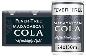 FEVER-TREE Light Madagascan Cola 6x150ml (Pack of 4, Total 24 Cans)