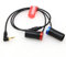 DRRI Câble audio jack stéréo 3,5 mm vers double profil bas XLR3 mâle pour Rode Wireless GO II, appareils audio, Tascam et Zoom