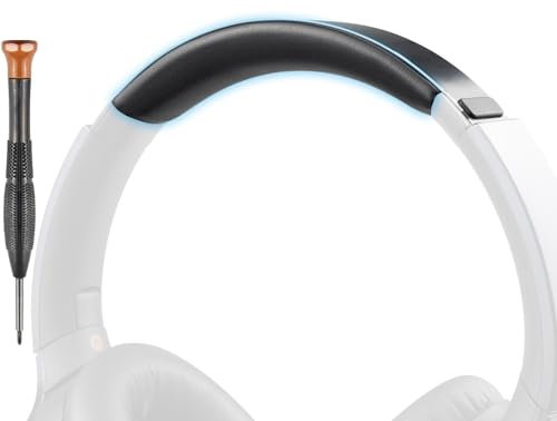 SOPROM Ersatz Kopfband Headband für Sony WH-1000XM2 (WH1000XM2),MDR-1000X (MDR1000X) Kopfhörer,DIY Stirnband Zubehör-Schwarz