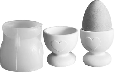 Silikonformen Gießformen Ostern,Silikonform Ostern Eierbecher,Gießformen Silikon Gießform Ostern Giessformen Silikon Eierablage Gipsformen Zum Gießen Silikonform Frühling Epoxidharz Form (A)