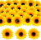 HVIHWI 30 Stück Künstliche Sonnenblumen Köpfe, 9cm Sonnenblumen Deko Kunstblumen Blumenköpfe, Sunflowers Seidenblumen, Sunflower Gelb Deko Blüten für Basteln DIY Hochzeit Garten Party Handwerk