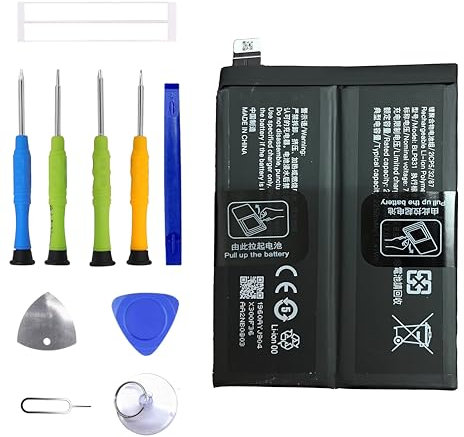 ERYNK BLP831 Ersatz Akku Kompatibel mit O-ppo Find X3 & O-ppo Find X3 Pro with Werkzeugsatz