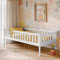 Kids Collective Kinderbett mit Rausfallschutz und Lattenrost Kinder Bett | sicher & stabil | weitere Größen: 80x180, 90x190, 90x200 cm | 80x160 cm von 3. bis 10. Lebensjahr, weiß