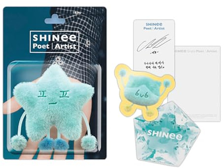 SHINee - Single Album [Poet I Artist] (FOURTH BORN Ver.) Fluffy Shinee + Package + Music NFC Card + Mini Postcard + Sticker + Photo Card + 4 Extra Photocards