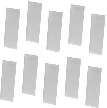 PRETYZOOM 10 Piezas de Lámina de Ánodo de Zinc para Experimentos de Baterías de Frutas de Galvanoplastia de Placa de Zinc de Electrólisis