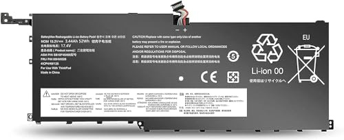 00HW028 01AV439 Laptop Akku kompatibel für Lenovo Thinkpad X1 Carbon 4th Gen 4 2016 ThinkPad X1 Yoga Gen1 Gen2 00HW029 01AV441 01AV457 01AV458 01AV409 01AV438 SB10KK 97567 SB10F46466