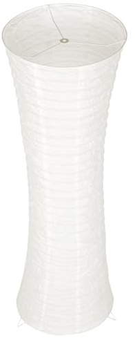 Abat-jour pour Lampadaire, Style Nordique en Papier Blanc