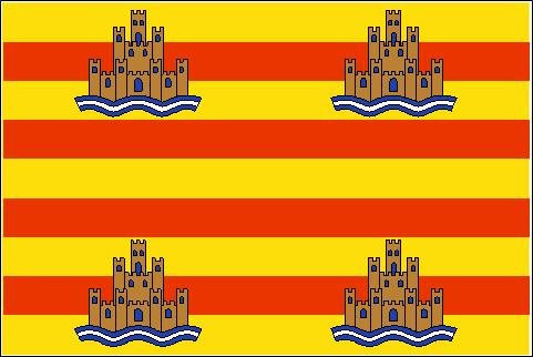 FRIP –Versand Insel Ibiza Balearen Fahne Gr. 1,50 x 0,90m Flagge