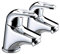 Bristan J 1/2 C Java Basin Pillar Taps, Chrome