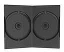 7 DVD CD Hüllen 14mm 2fach 2er black