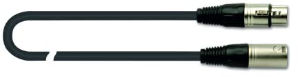 QUIK LOK - MX/775-5 CAVO XLR MASCHIO/XLR FEMMINA, Cavo microfonico STRIX, XLR Maschio/XLR Femmina, Colore nero, Lunghezza 5 mt.