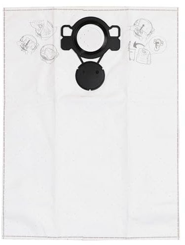 Mirka Fleece Staubsaugerbeutel für Mirka Industriesauger 1025 L / 12 Liter / 5 Stück / 8999000211 / Staubbeutel Vlies